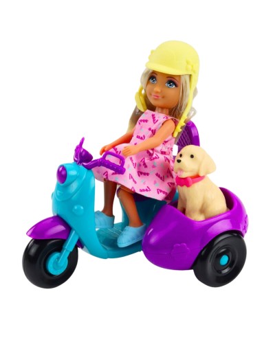 Ankiki doll with dog and scooter creative play set WOOPIE