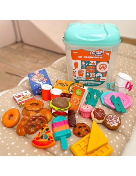 Zestaw Słodycze i Desery 40 el. WOOPIE - Idealny do Zabawy w Kawiarnię