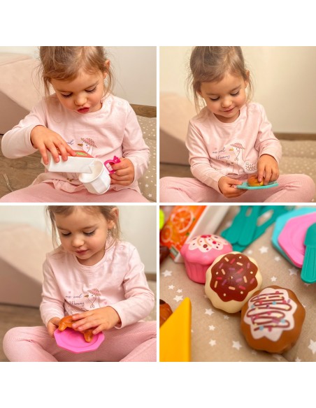 Zestaw Słodycze i Desery 40 el. WOOPIE - Idealny do Zabawy w Kawiarnię