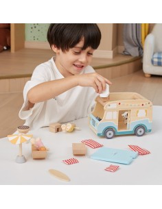 VIGA Wooden Beach Camper - A Toy for Little Explorers 2