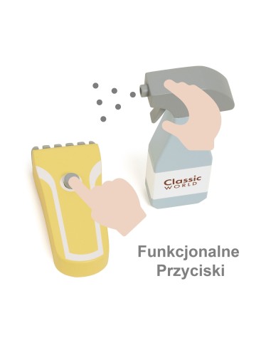 CLASSIC WORLD Zestaw Małego Fryzjera 8 el. - Akcesoria do Zabawy