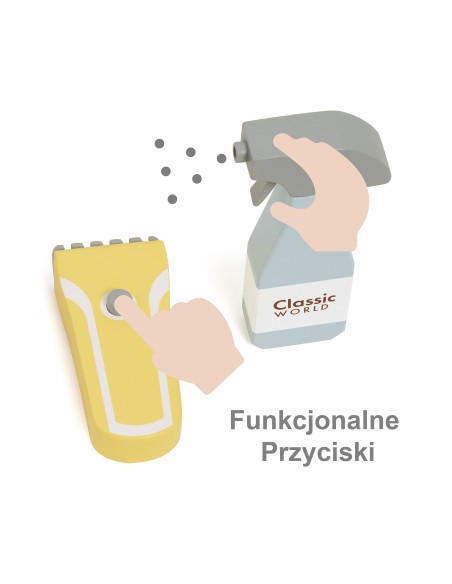CLASSIC WORLD Zestaw Małego Fryzjera 8 el. - Akcesoria do Zabawy