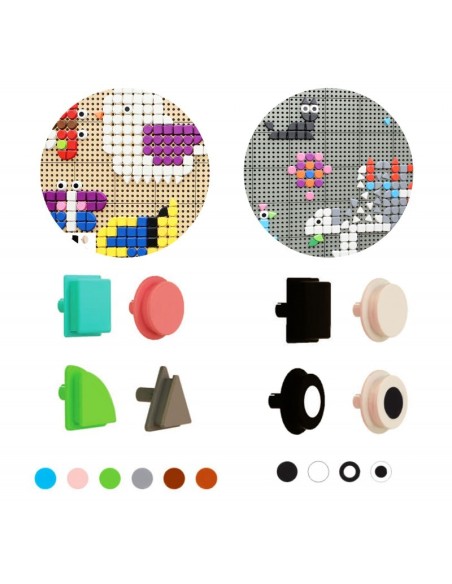 MASTERKIDZ Geometryczne Elementy Tablic 256 szt - Kreatywna Nauka