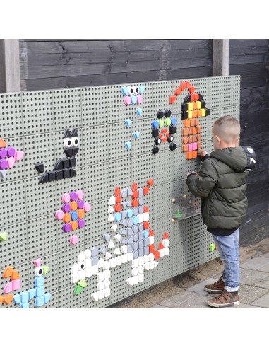 MASTERKIDZ Geometriniai lentos elementai 256 vnt - Kūrybingas mokymasis