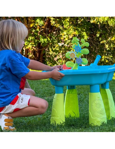 WOOPI Stolik Wodny 2w1 Piaskownica - Zabawka 14 akcesoriów