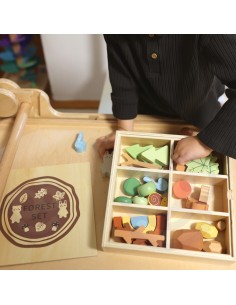 Tooky Toy Forest Set - Puzzle Blocks and Figures for Children 2