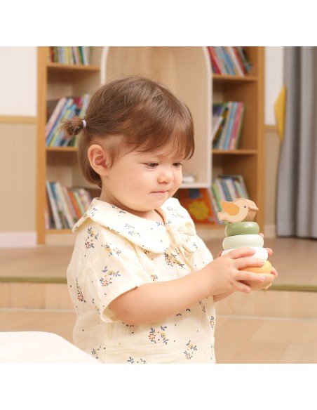 Drewniana Piramidka do Układania dla Maluchów Viga