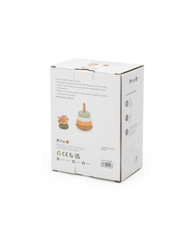 Drewniana Piramidka do Układania dla Maluchów Viga