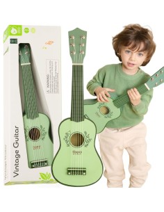 Drewniana Gitara Vintage CLASSIC WORLD dla Dzieci 3+