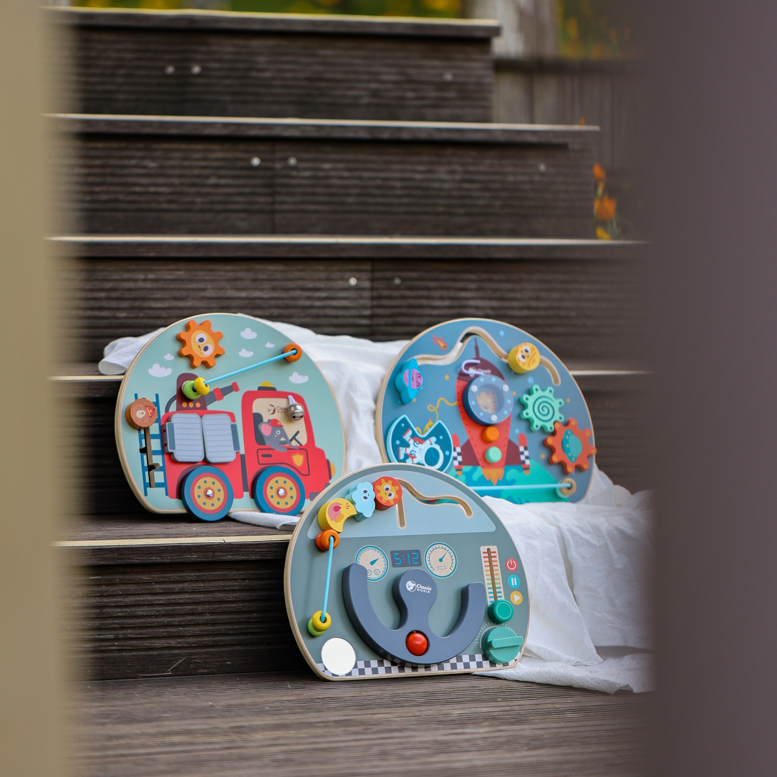 Tablica manipulacyjna wielofunkcyjna 6w1 rakieta - 19 z 21