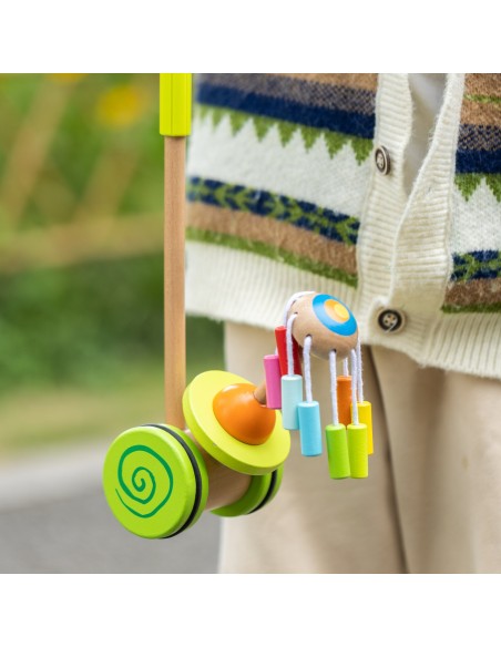 CLASSIC WORLD Push-Along Carousel for a Walk - A Joyful Toy for Children