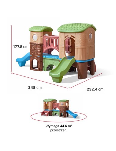 Step2 Bridge with tunnel Playgrounds Slides Swings
