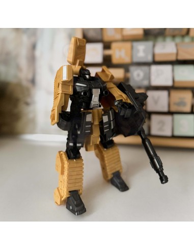 WOOPIE 3-in-1 Transforming Robot Tank and Launcher Set Brown