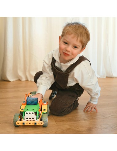 STEM Vehicles Construction Bricks Set 163 pcs - WOOPIE