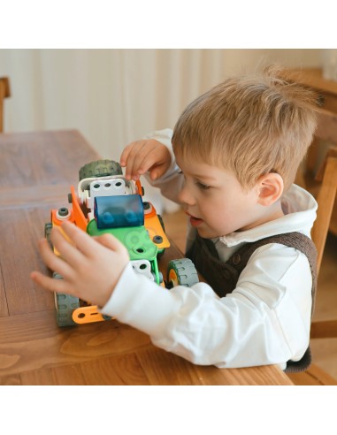 STEM Vehicles Construction Bricks Set 163 pcs - WOOPIE