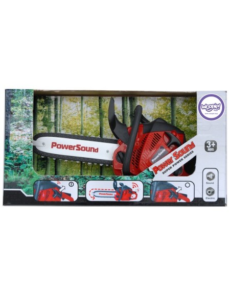 WOOPIE Kettensäge Motor für Kinder - Gummikette