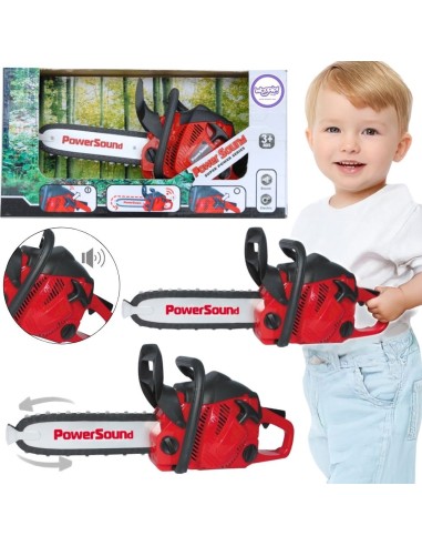 WOOPIE Kettensäge Motor für Kinder - Gummikette