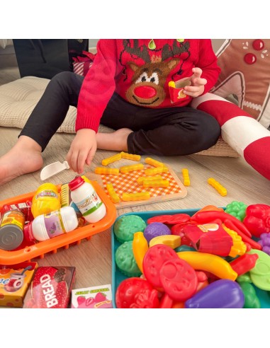 WOOPE Vegetables and Fruits Kitchen Set 120 pcs - Perfect for you!