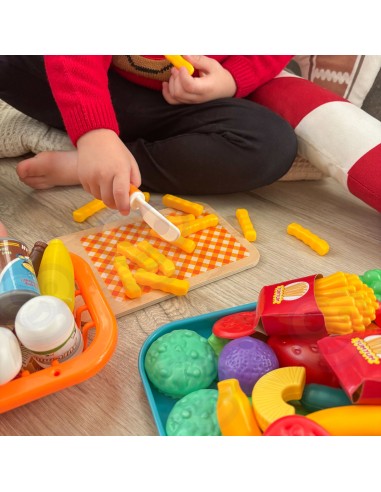 WOOPE Vegetables and Fruits Kitchen Set 120 pcs - Perfect for you!