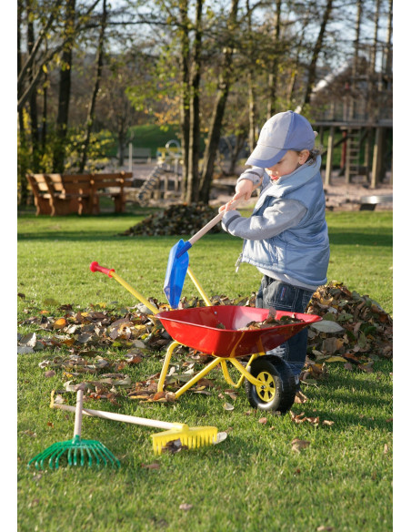 Taczka dla dzieci czerwona metalowa Rolly Toys