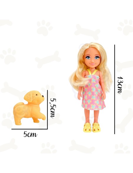 WOOPIE Magic Color Changing Bath Doll and Dog
