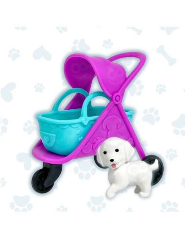 Ankiki Doll with Stroller and WOOPIE Dog – The Perfect Care Set