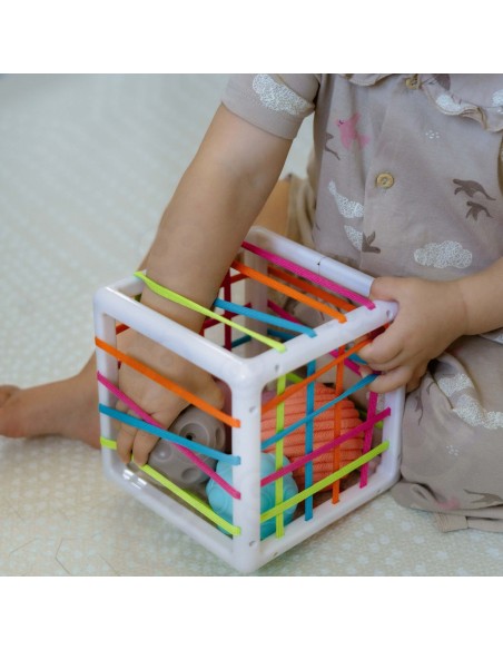 Elastischer Sinneswürfel Sorter Lernspielzeug für Kinder ab 3 - WOOPIE