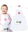 WOOPIE Nurse Costume with Apron and Cap - Comfort and Style