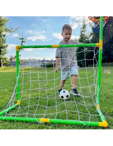 WOOPIE 2-in-1 Set: Basketball and Soccer Goals