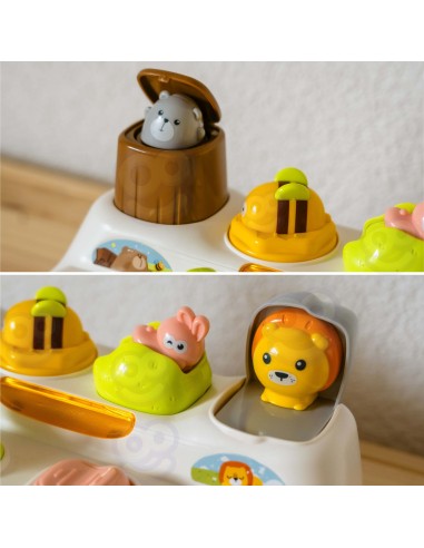 WOOPE BABY Zabawka Edukacyjna Wyskakujące Zwierzątka ZOO