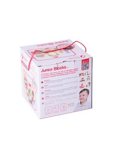 Wooden Blocks CLASSIC WORLD 50 pcs - Toy for Children