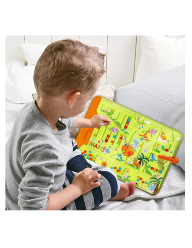 WOOPIE Magnetyczny Labirynt 2w1 - Gra Chińczyk dla całej rodziny