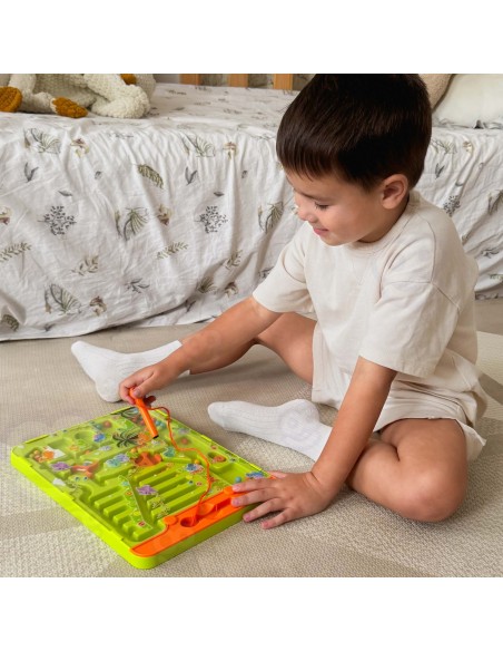 WOOPIE Magnetyczny Labirynt 2w1 - Gra Chińczyk dla całej rodziny