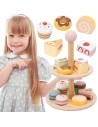 Viga Wooden Cake Stand - cafe fun and development