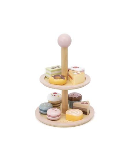 Viga Wooden Cake Stand - cafe fun and development