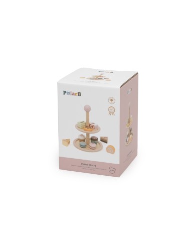 Viga Wooden Cake Stand - cafe fun and development