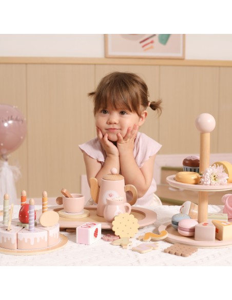 Viga Wooden Cake Stand - cafe fun and development