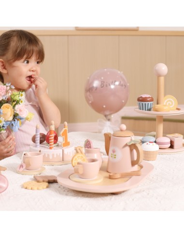 Viga Wooden Cake Stand - cafe fun and development