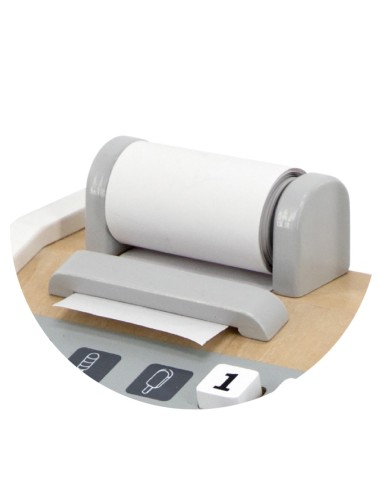 VIGA Wooden Cash Register Gray and White - Perfect for Play