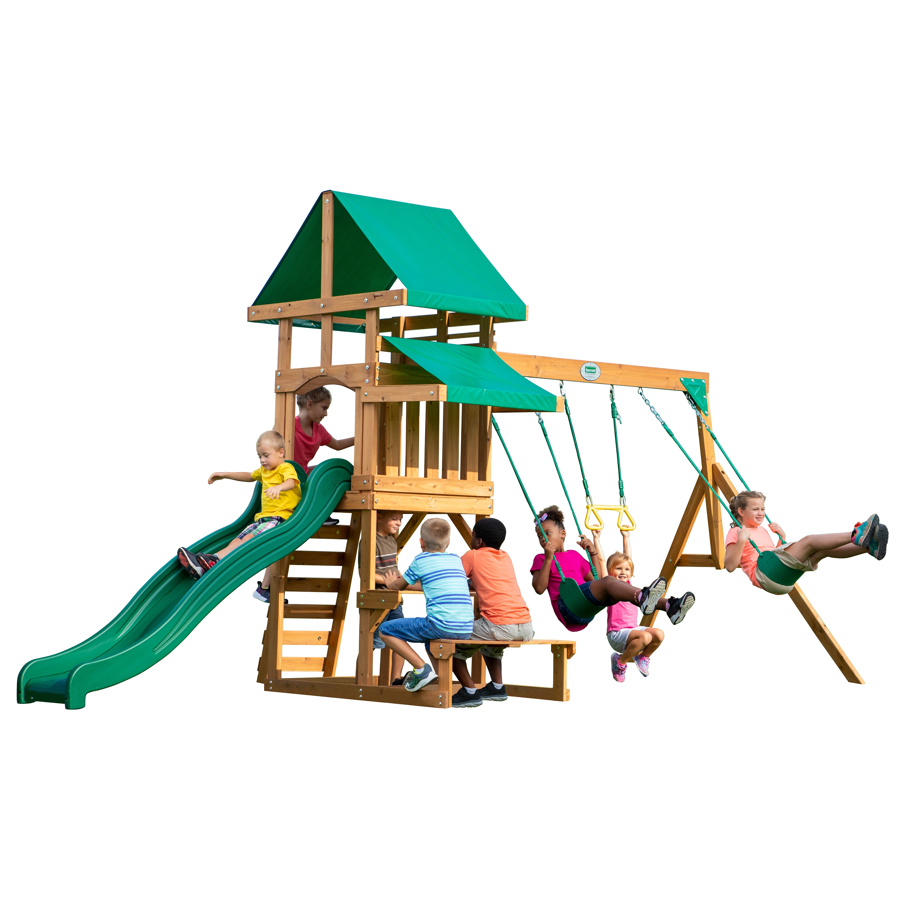 Belmont drewniany plac zabaw 6w1