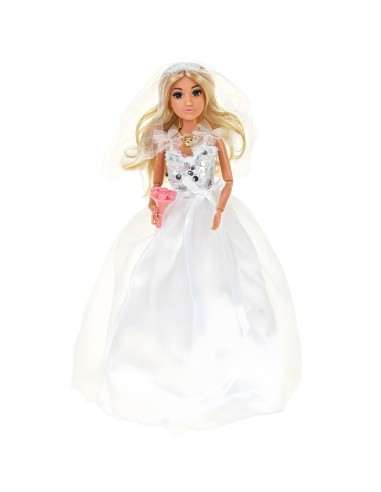 Lily Woopie Bride Doll - 30cm Dress Veil Bouquet Cake 3+