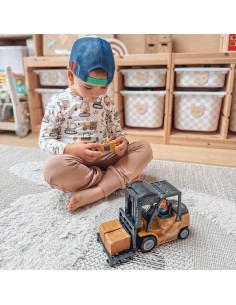 WOOPIE Zdalnie Sterowany Wózek Widłowy 2w1 Dźwig RC - Skala 1:24 2