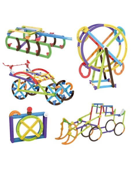 WOOPIE 3D Mathematical Building Blocks 155-piece Educational Set