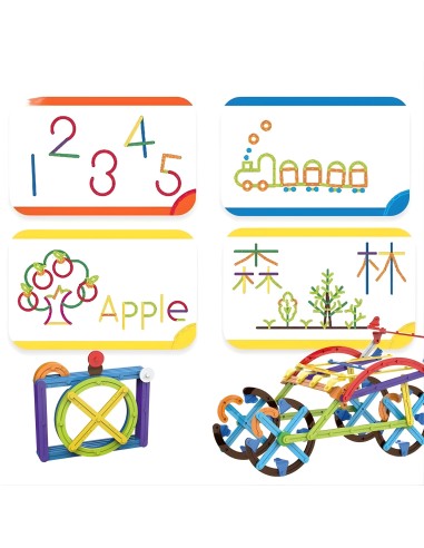 WOOPIE 3D Mathematical Building Blocks 155-piece Educational Set