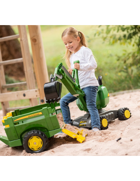 ROLLY TOYS Koparka samobieżna John Deere