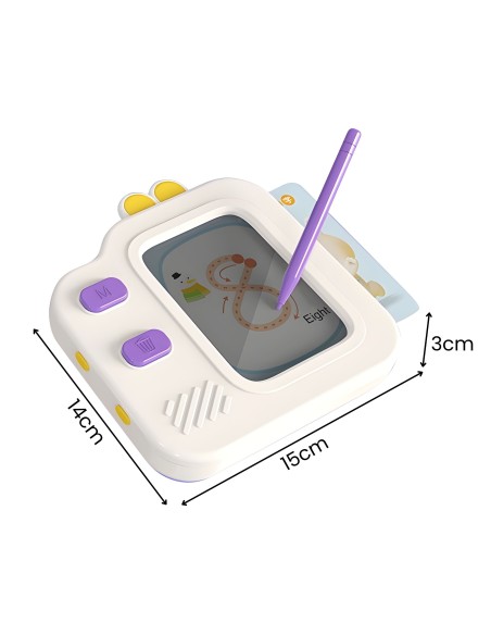 WOOPIE Drawing Tablet LCD Pad English Learning Card Reader 120 Cards