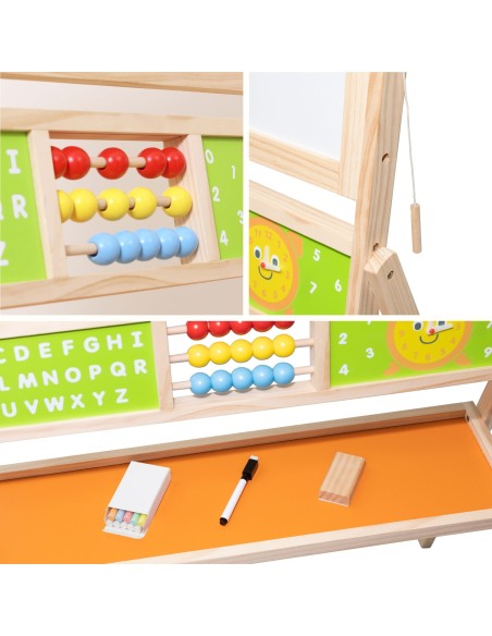 Wooden educational board for children - creative learning and fun with Viga