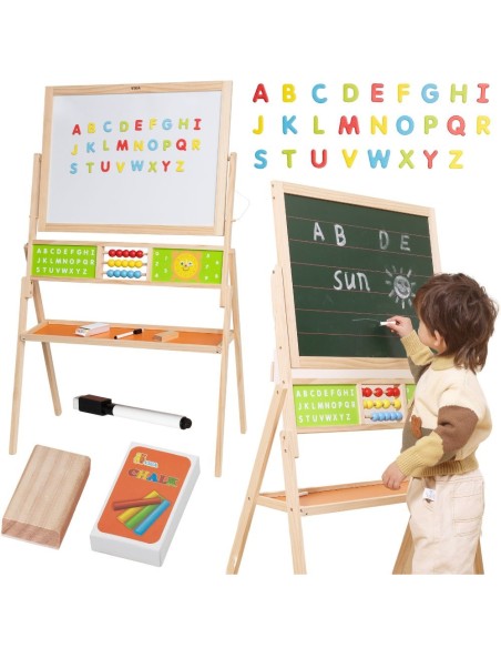 Wooden educational board for children - creative learning and fun with Viga