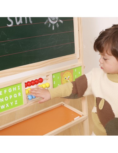 Wooden educational board for children - creative learning and fun with Viga