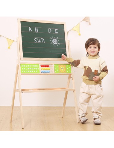 Wooden educational board for children - creative learning and fun with Viga